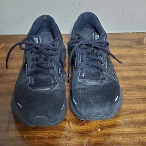 Brooks Mens Adrenaline Gts 21 Black Running Shoes Size 10.5 Medium D